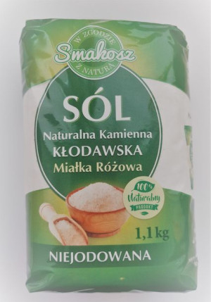 Sól kamienna naturalna MIAŁKA 1,1 kg Smakosz