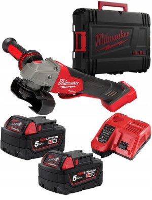 Szlifierka 2x5Ah Milwaukee M18 FSAGV125XPDB-502X