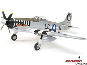 E-flite P-51D Mustang 1.2m SAFE Select BNF Basic