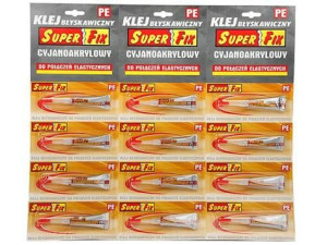 Klej cyjanoakrylowy do elastycznych 2gSUPER FIX PE 50922