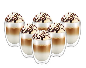 Szklanki Termiczne 350ml Do Kawy Latte Zestaw 6szt