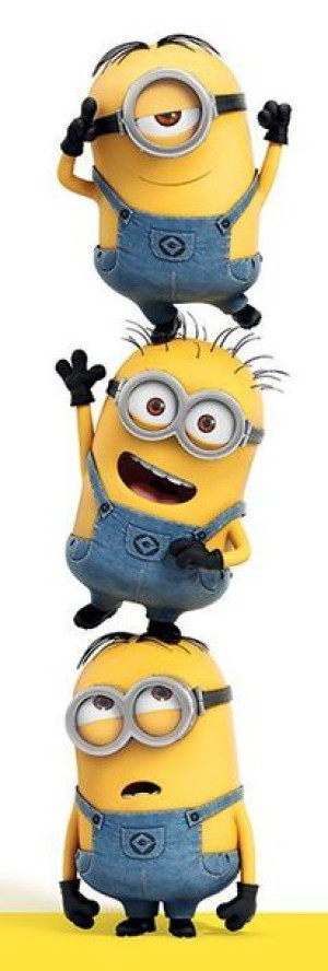 Minionki Rozrabiają - plakat 53x158 cm