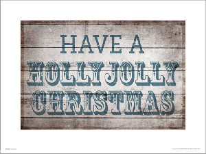 Holly Jolly Christmas - plakat premium 50x40 cm