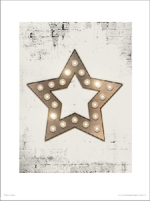 Christmas Star Lights - plakat premium 40x50 cm