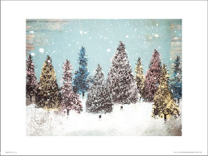 Christmas Trees - plakat premium 50x40 cm