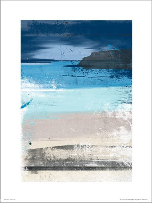 Abstract Beach - plakat premium 40x50 cm