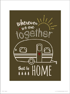 Home Together - plakat premium 40x50 cm