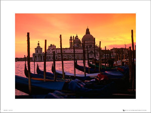 Tom Mackie Venice Dusk - plakat premium 50x40 cm