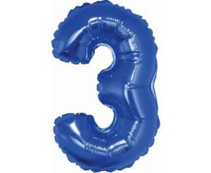 Balon foliowy ,,Cyfra 3" niebieska 91cm GoDan