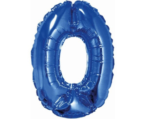Balon foliowy ,,Cyfra 0" niebieska 91cm GoDan