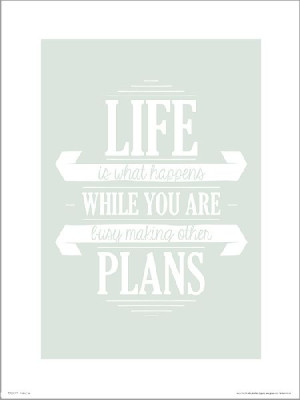 Life Plans - plakat premium 40x50 cm
