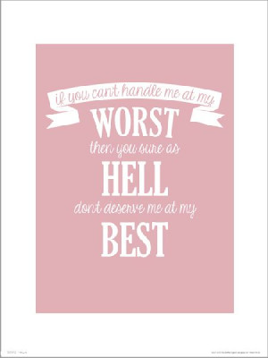 Worst Best - plakat premium 40x50 cm