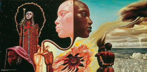 Miles Davis album Bitches Brew - plakat 91,3x44,5 cm