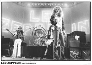 Led Zeppelin 1975 - plakat 84,1x59,4 cm