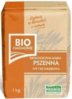 Mąka pszenna 750 chlebowa BIO 1kg Bio Harmonie