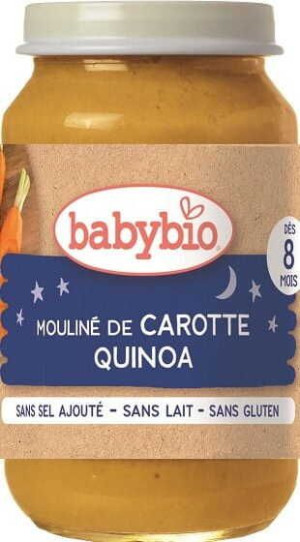 Danie na dobranoc quinoa z marchewką od 8 miesiąca bezglutenowe BIO 200 g B
