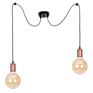 Lampa sufitowa  pająk Gobi 2 LOFT 2222p + żarówki
