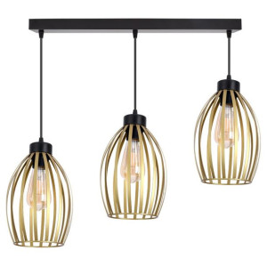 Lampa sufitowa loftowa z 3 abażurami Cosmo 2233