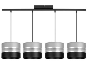 Stylowa lampa sufitowa Dada 4 abażury walce 1705