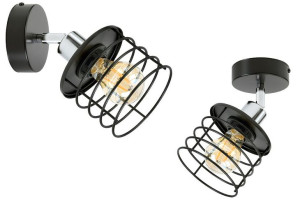 Stylowa lampa sufitowa/lampa ścienna 1 Maya 1921 LOFT
