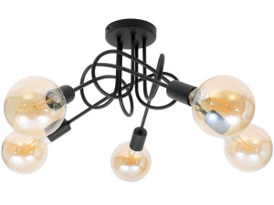 Lampa sufitowa Edison 5 Gobi LOFT 2115 + żarówki Led Globe