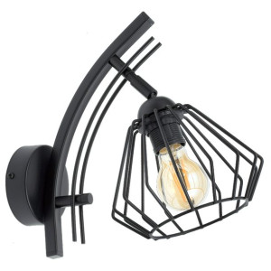 Lampa ścienna druciana 1 Nela 2017 LOFT LED regulacja