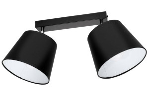 Lampa sufitowa Meba 2 abażury stożki z regulacją 1602 (1)