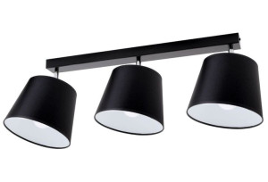Lampa sufitowa Meba 3 abażury stożki z regulacją 1603 (1)