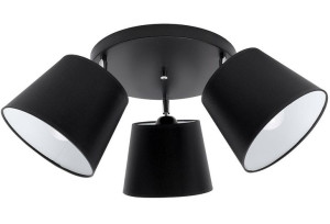 Lampa sufitowa Meba 3 abażury stożki z regulacją 1606 (1)