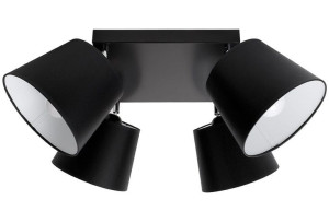 Lampa sufitowa Meba 4 abażury stożki z regulacją 1604 (1)