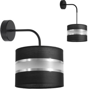 Stylowa lampa ścienna kinkiet Dada 1 abażur walec na kablu 1708