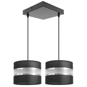 Lampa sufitowa Dada 2 abażury walce 1707