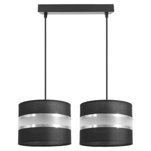Lampa sufitowa Dada 2 abażury walce 1702