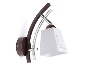 Lampa ścienna Zuza 1 klosz szklany piramidka 947p