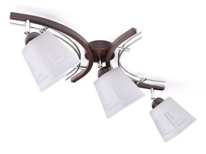 Lampa sufitowa Zuza 3 klosze piramidka 943p