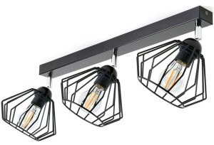 Lampa sufitowa Kali TYP:1503 z regulacją 3 druciaki