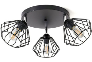 Lampa sufitowa Kali TYP:1506 z regulacją 3 druciaki