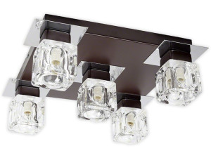 Lampa sufitowa Kostka Lux 5 kloszy 400/1