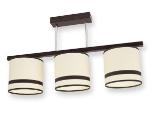 Lampa sufitowa plafon żyrandol 3 abażur E27 ROMIR