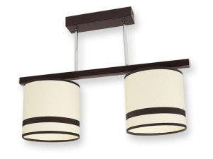 Lampa sufitowa plafon żyrandol 2 abażury E27 ROMIR