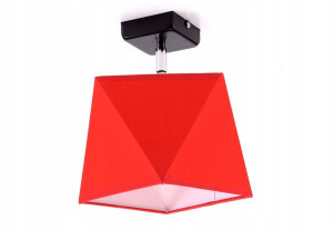 Lampa sufitowa Tola 1 abażur kolorowy z regulacją diament 1101