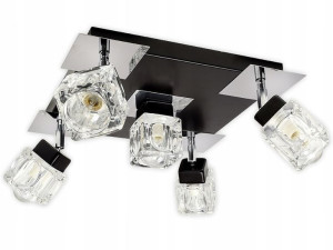Lampa sufitowa Kostka Lux z regulacją 5 kloszy 410/1