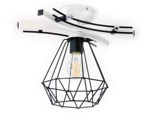 Lampa sufitowa Zuza 1x klosz druciak 948-d