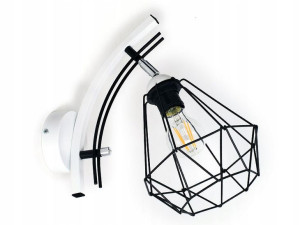 Lampa ścienna Zuza 1x klosz druciak 947-d