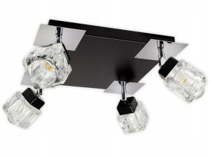 Lampa sufitowa Kostka Lux z regulacją 4 klosze 414/1