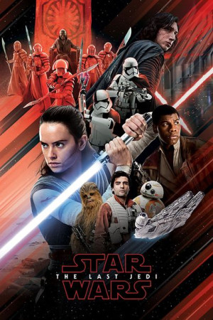 Star Wars Gwiezdne Wojny Ostatni Jedi Bohaterowie - plakat 61x91,5 cm