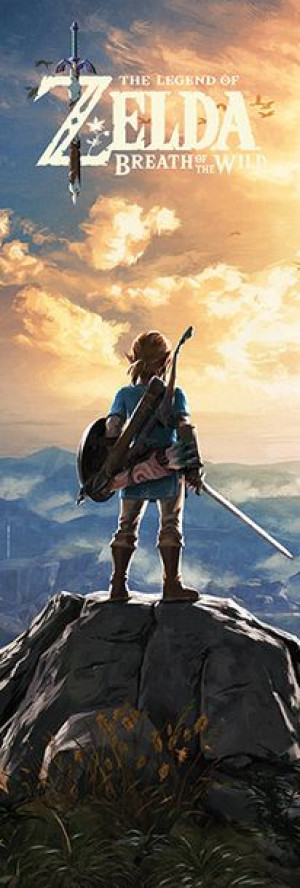 The Legend Of Zelda Breath Of The Wild - plakat 53x158 cm