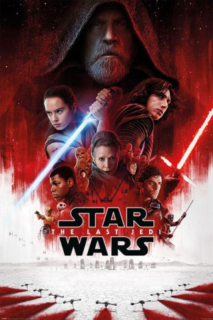 Gwiezdne Wojny Star Wars The Last Jedi (One Sheet) - plakat filmowy 61x91,5
