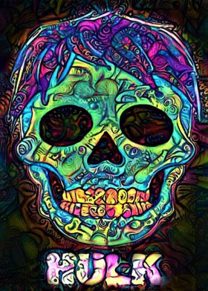 PsychoSkulls, Hulk, Marvel - plakat 30x40 cm