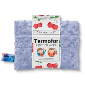 Termofor z Pestek Wiśni Cherrypad™ - Minky Lodowy
